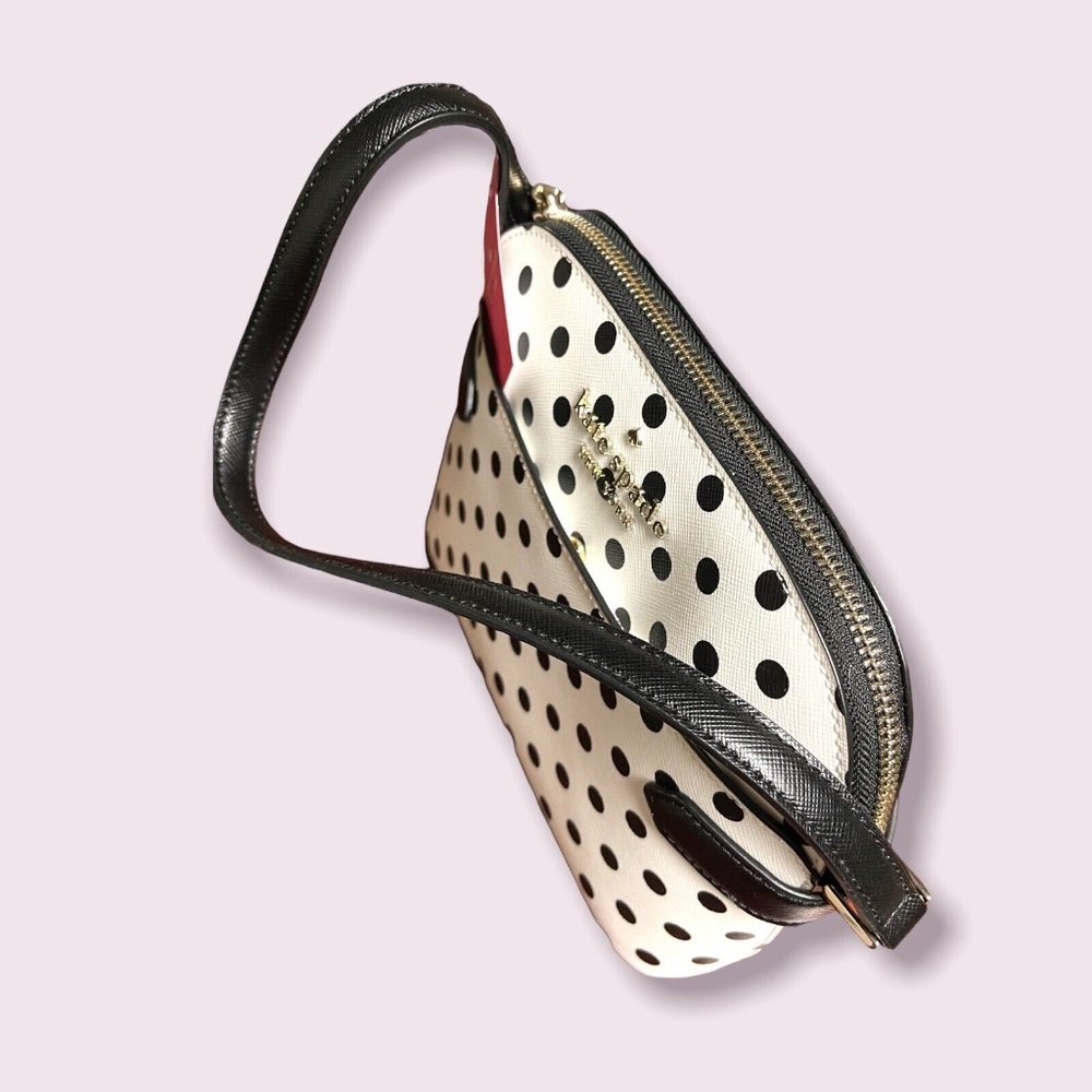 NWT Kate Spade New York Staci Polka Dot Dome Crossbody in Cream Multi - Picture 5 of 8